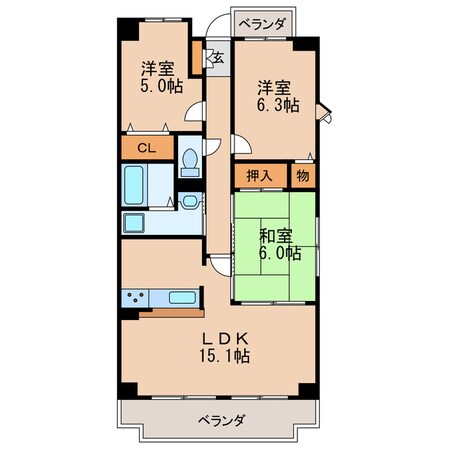 ファーニス白壁の物件間取画像